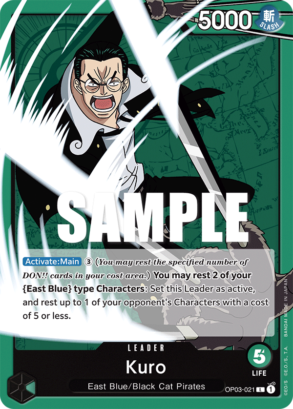 Kuro OP03-021 One Piece card