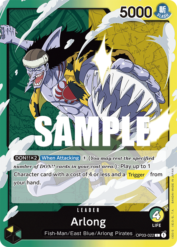 Arlong OP03-022 One Piece card