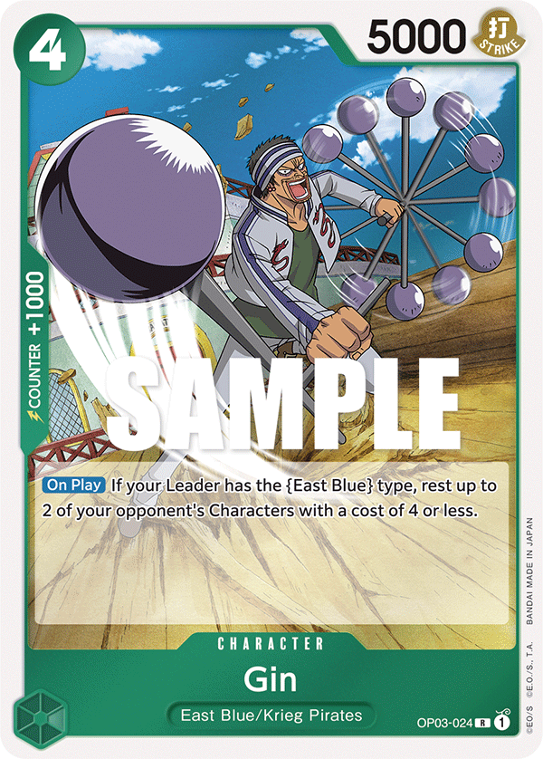 Gin OP03-024 One Piece card