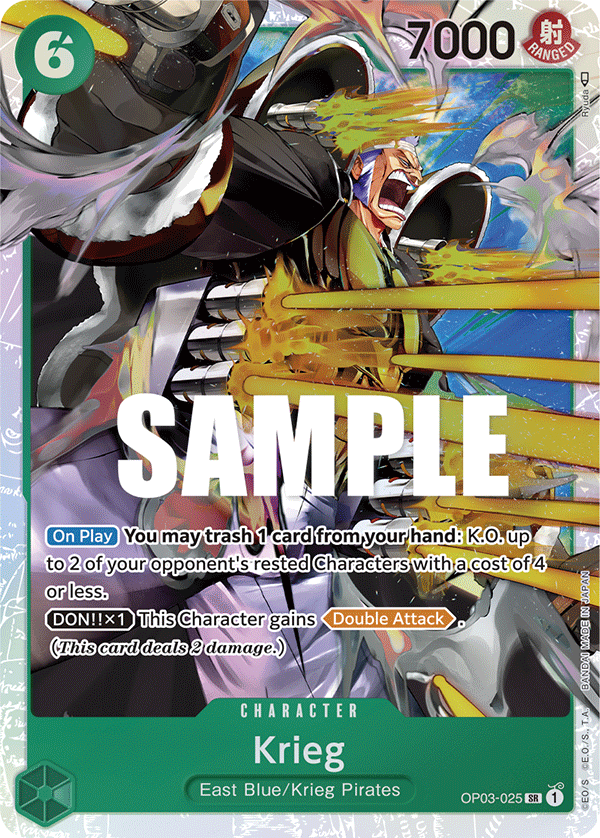 Krieg OP03-025 One Piece card