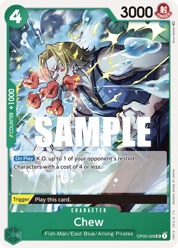 Chew OP03-029 One Piece card