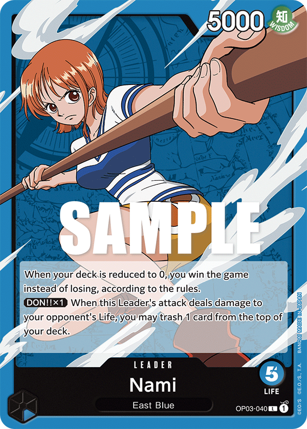 Nami (040) OP03-040 One Piece card