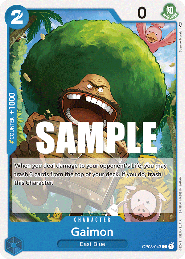 Gaimon OP03-043 One Piece card