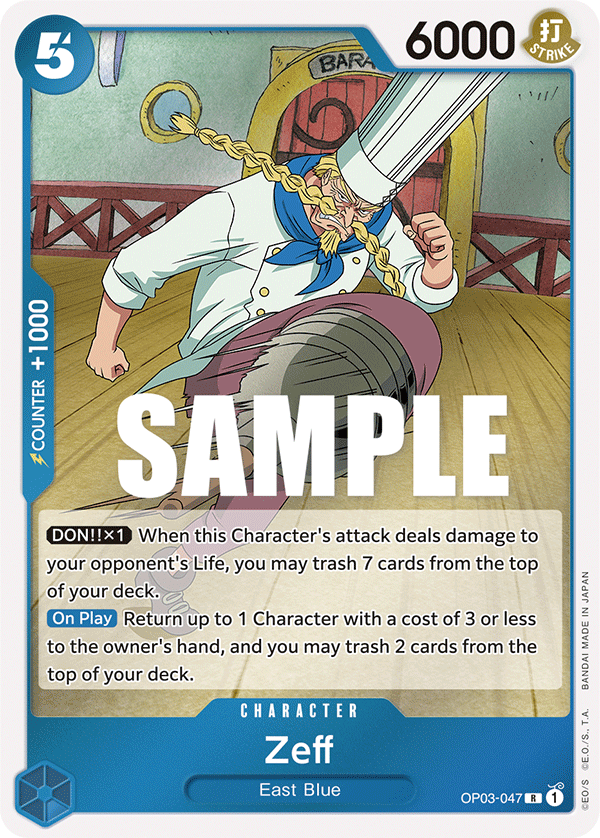 Zeff OP03-047 One Piece card