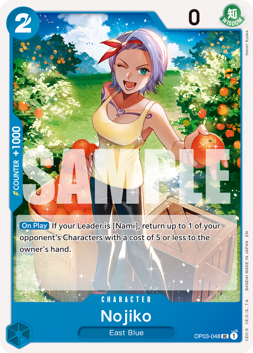 Nojiko (Reprint) OP03-048 One Piece card