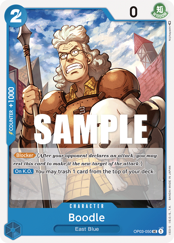 Boodle OP03-050 One Piece card