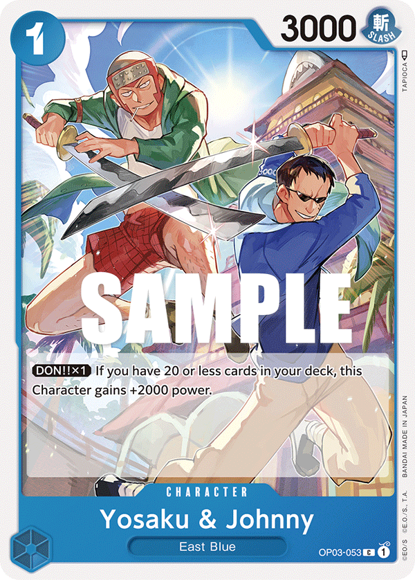 Yosaku & Johnny OP03-053 One Piece card