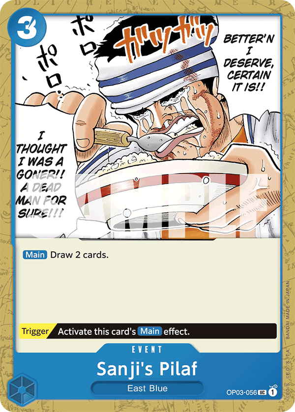 Sanji's Pilaf OP03-056 One Piece card