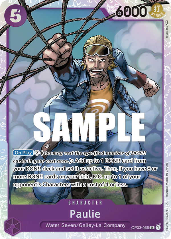 Paulie OP03-066 One Piece card