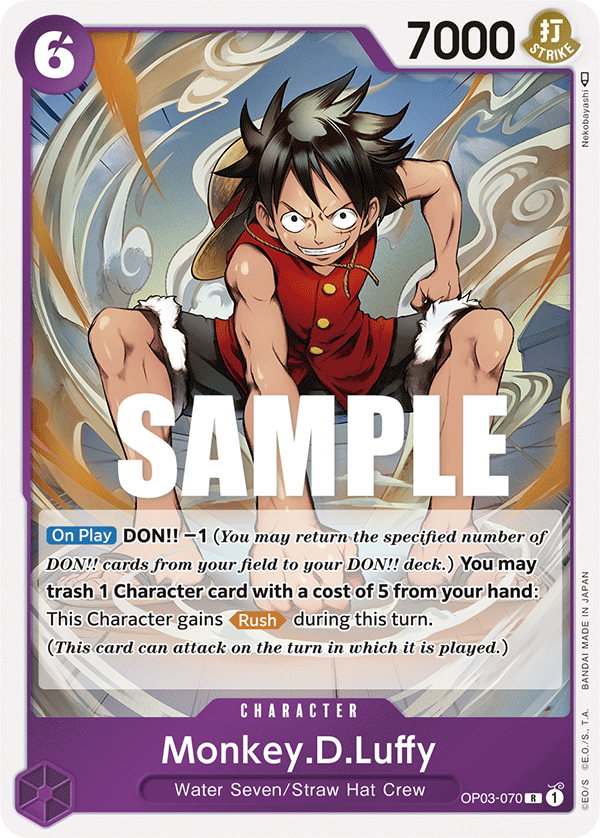 Monkey.D.Luffy OP03-070 One Piece card