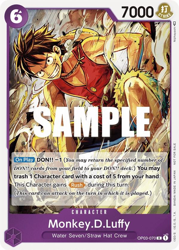 Monkey.D.Luffy (Dash Pack) OP03-070 One Piece card