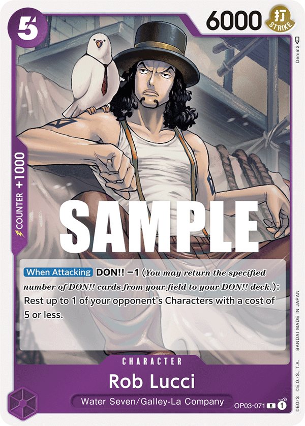 Rob Lucci (071) OP03-071 One Piece card