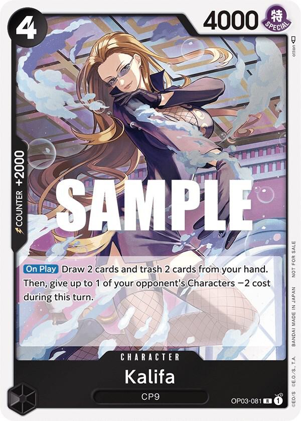 Kalifa (Dash Pack) OP03-081 One Piece card