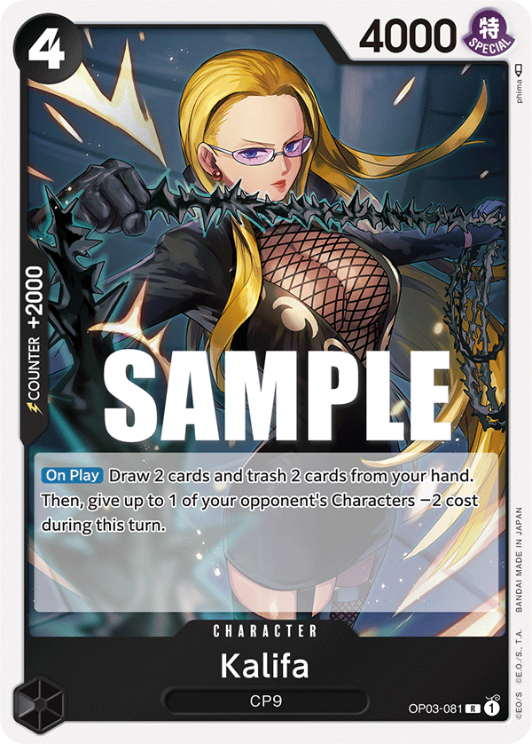 Kalifa (081) OP03-081 One Piece card