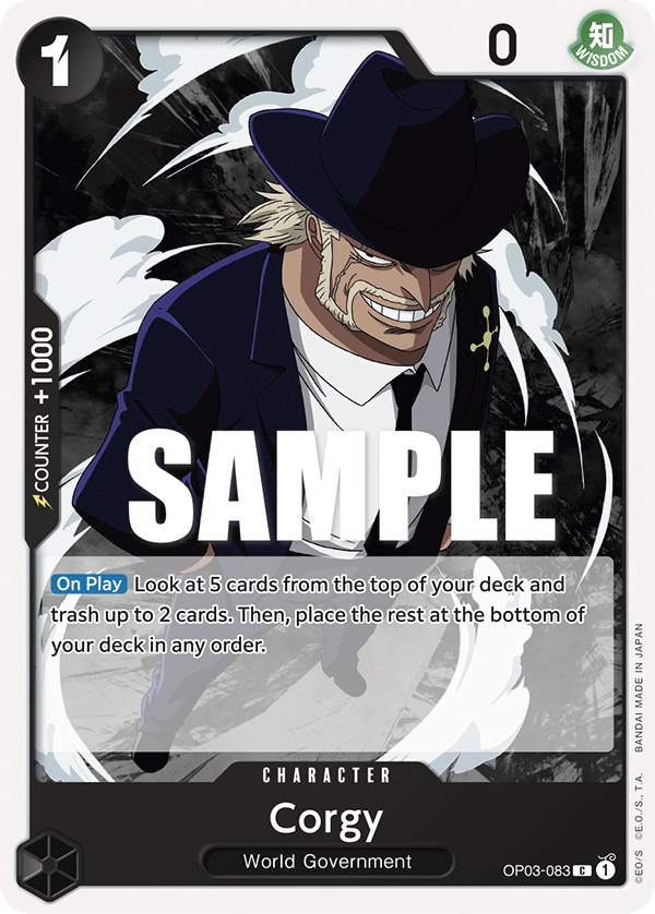 Corgy OP03-083 One Piece card