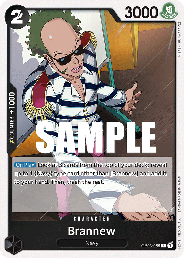 Brannew OP03-089 One Piece card