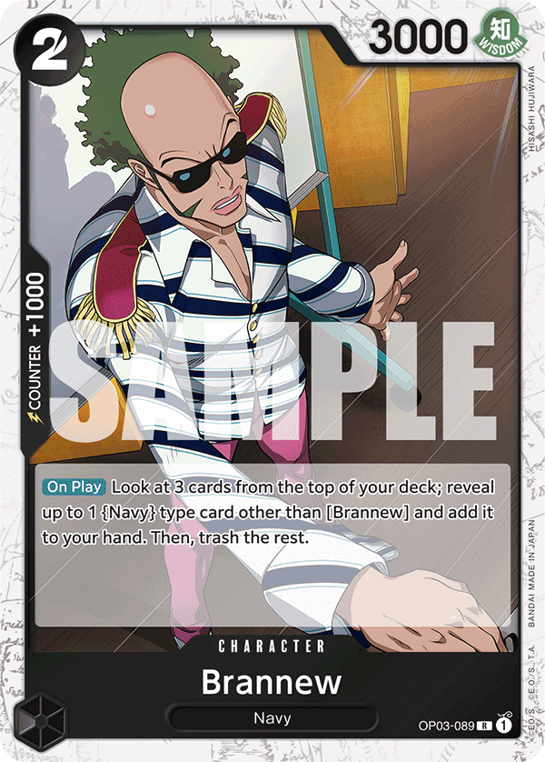 Brannew (Jolly Roger Foil) OP03-089 One Piece card