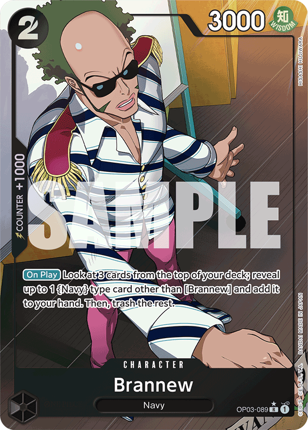 Brannew (Full Art) OP03-089 One Piece card