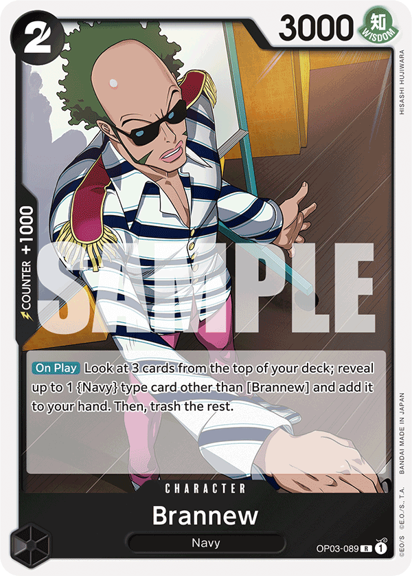 Brannew (Reprint) OP03-089 One Piece card