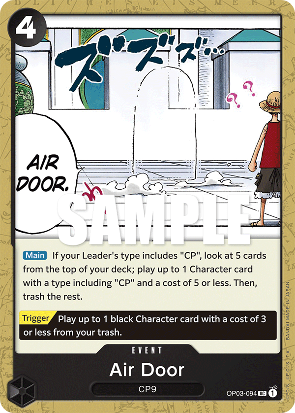 Air Door OP03-094 One Piece card