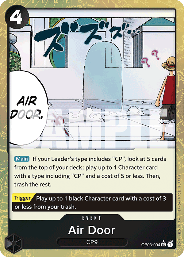 Air Door (Textured Foil) OP03-094 One Piece card