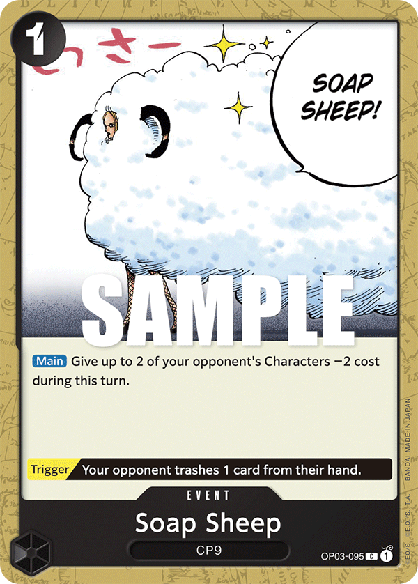 Soap Sheep OP03-095 One Piece card