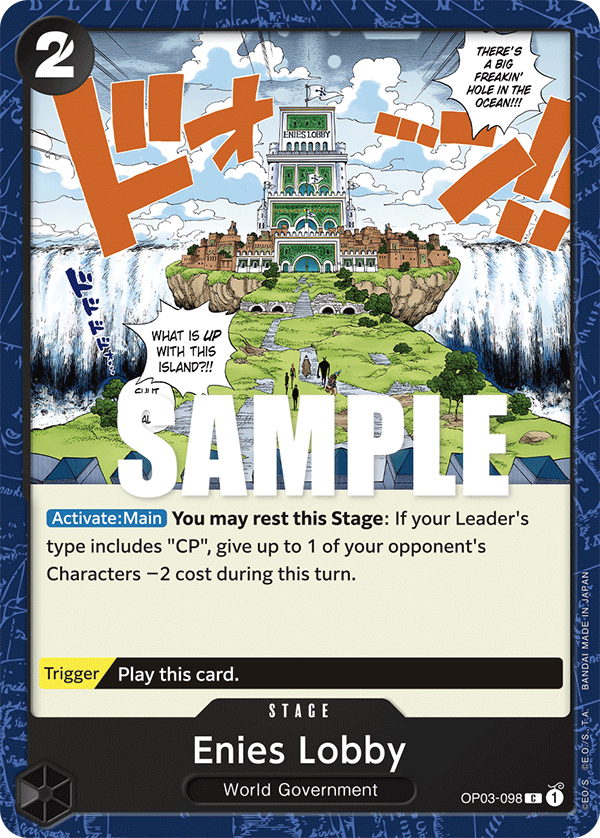Enies Lobby OP03-098 One Piece card