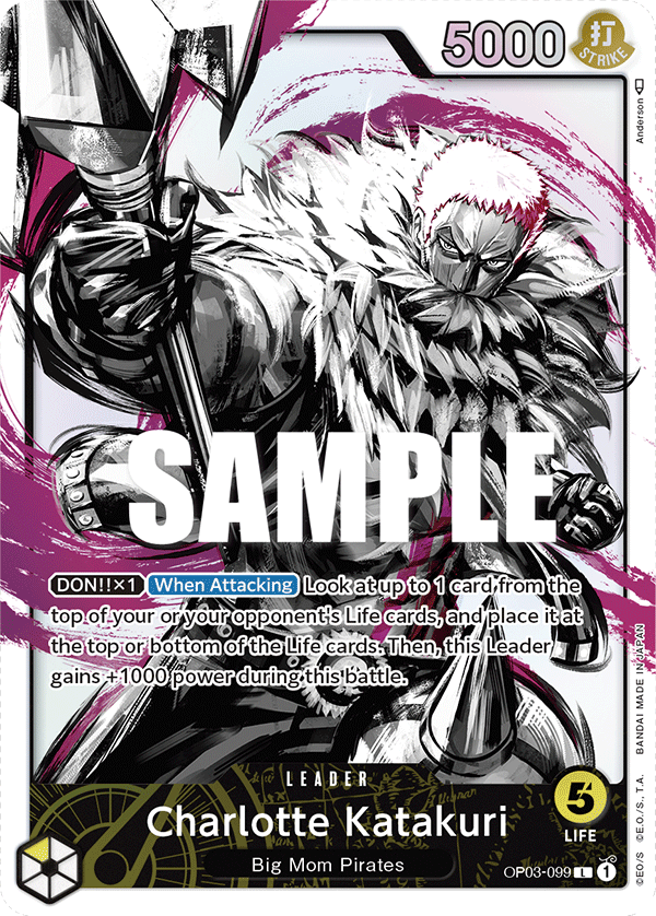 Charlotte Katakuri (099) (Alternate Art) OP03-099 One Piece card