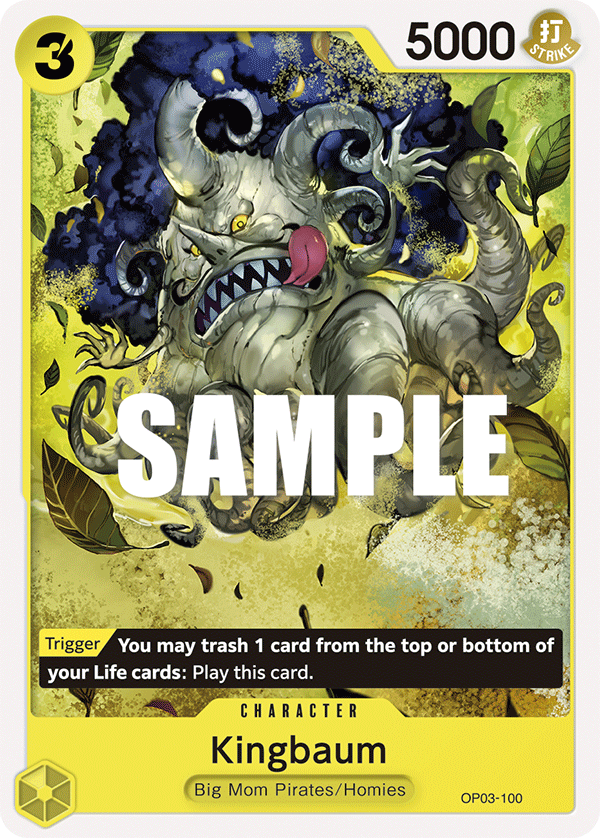 Kingbaum OP03-100 One Piece card