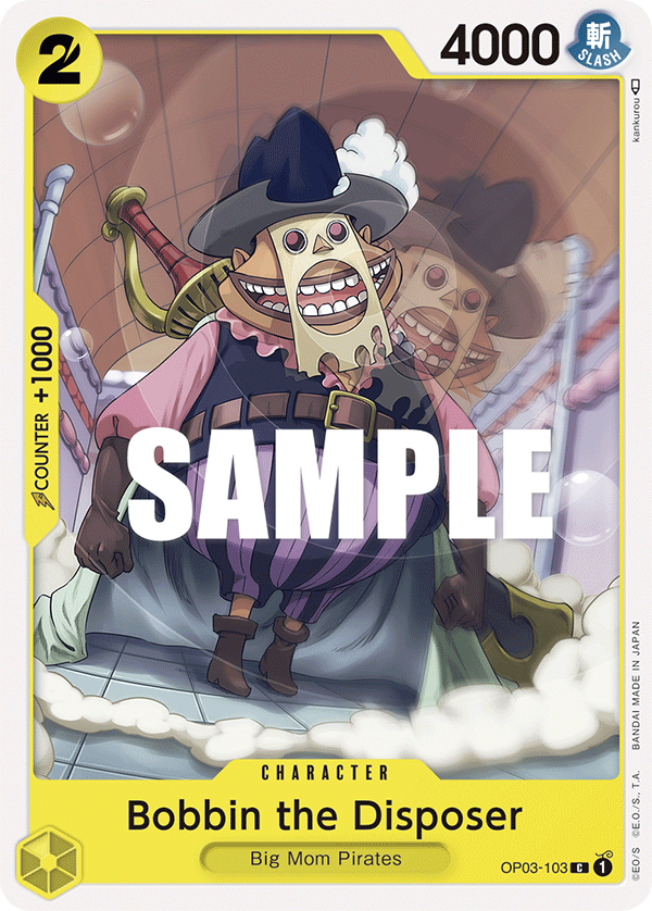 Bobbin the Disposer OP03-103 One Piece card