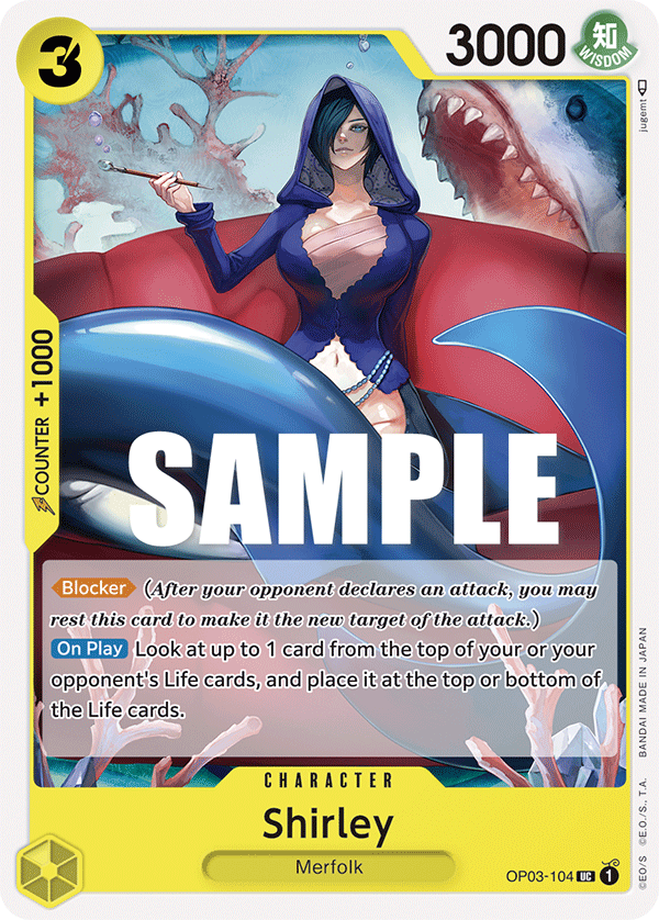 Shirley OP03-104 One Piece card