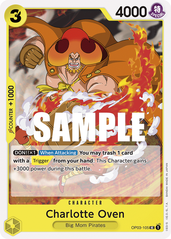 Charlotte Oven OP03-105 One Piece card