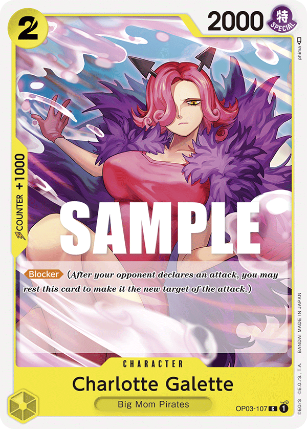 Charlotte Galette OP03-107 One Piece card