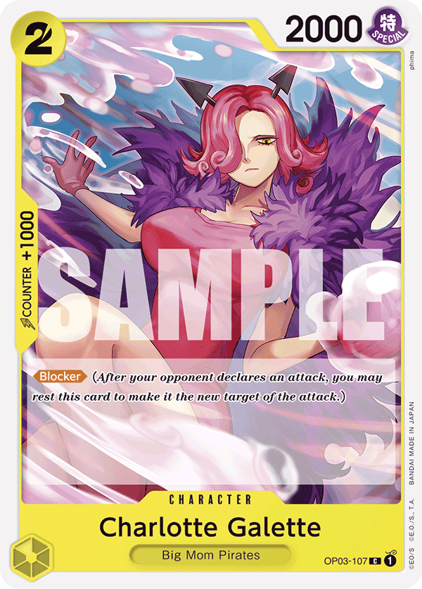 Charlotte Galette OP03-107 One Piece card