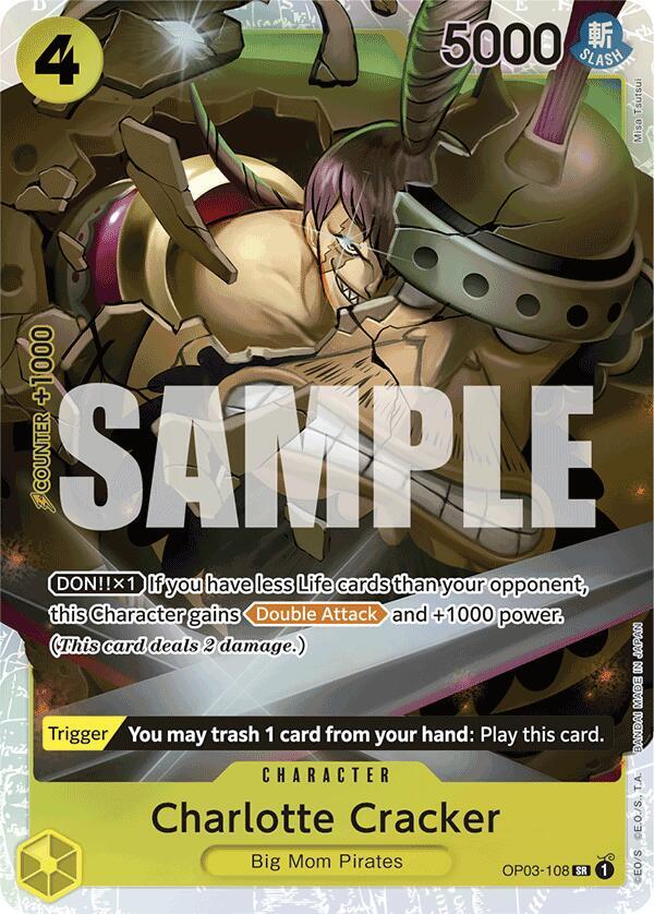 Charlotte Cracker (Reprint) OP03-108 One Piece card