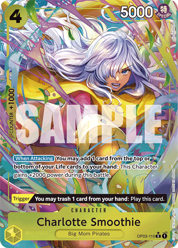 Charlotte Smoothie (Alternate Art) OP03-110 One Piece card