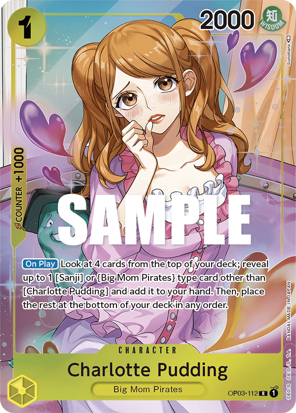 Charlotte Pudding (Alternate Art) OP03-112 One Piece card