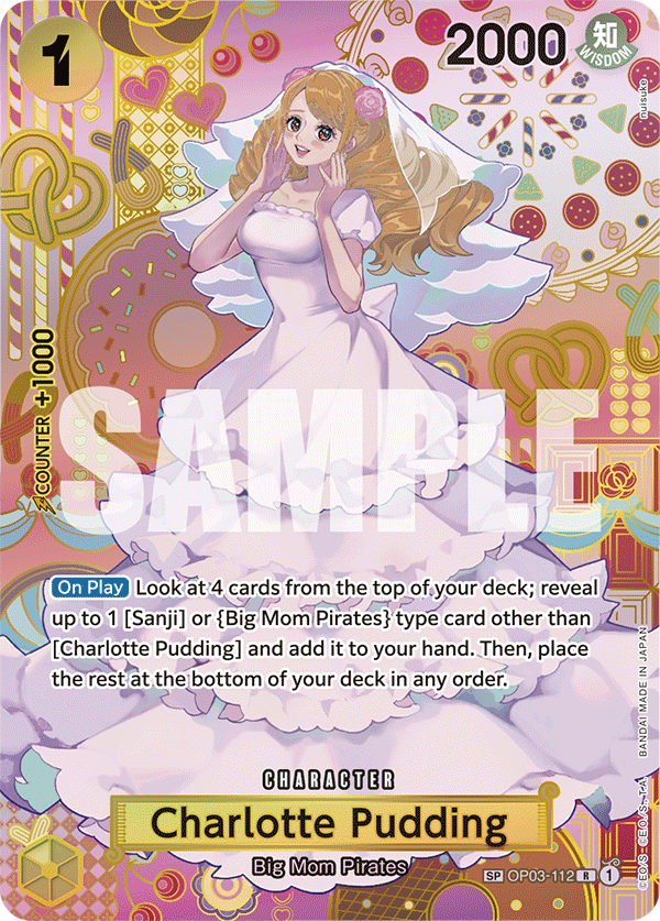 Charlotte Pudding (SP) OP03-112 One Piece card