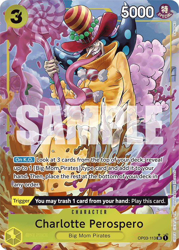 Charlotte Perospero (Alternate Art) OP03-113 One Piece card