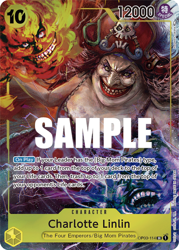 Charlotte Linlin (114) (Alternate Art) OP03-114 One Piece card
