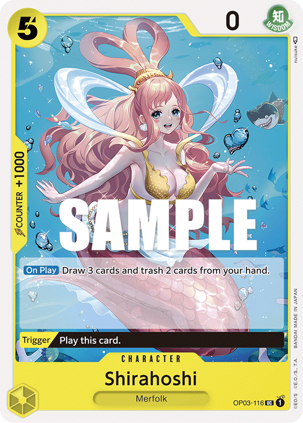 Shirahoshi OP03-116 One Piece card