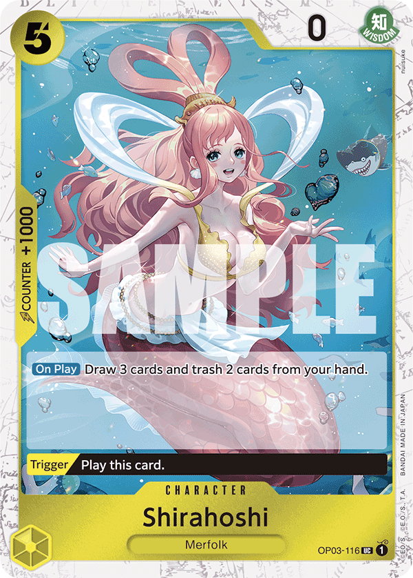 Shirahoshi (OP03-116) (Jolly Roger Foil) OP03-116 One Piece card