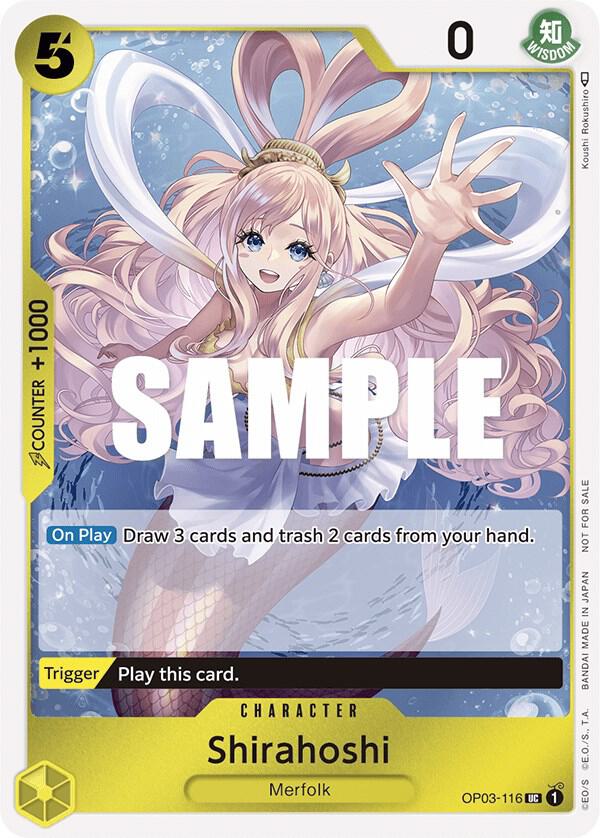 Shirahoshi (Dash Pack) OP03-116 One Piece card