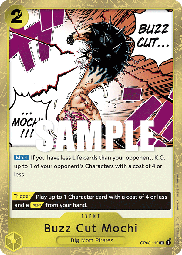 Buzz Cut Mochi OP03-119 One Piece card
