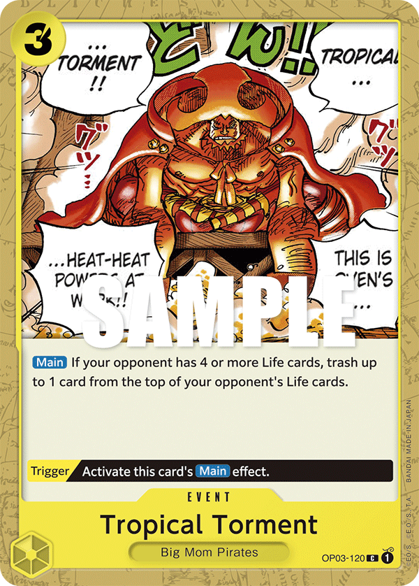Tropical Torment OP03-120 One Piece card