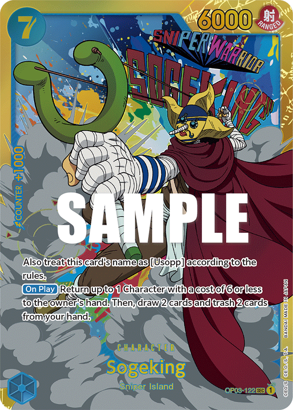 Sogeking OP03-122 One Piece card