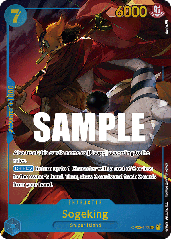 Sogeking (Alternate Art) OP03-122 One Piece card