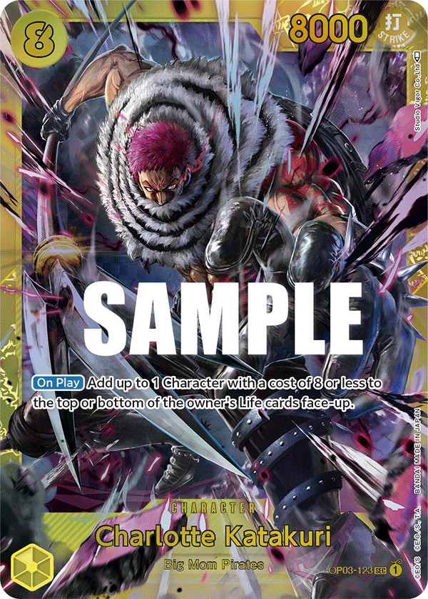 Charlotte Katakuri (123) OP03-123 One Piece card