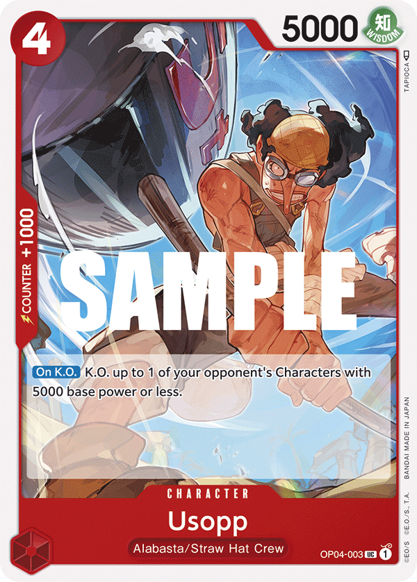 Usopp OP04-003 One Piece card
