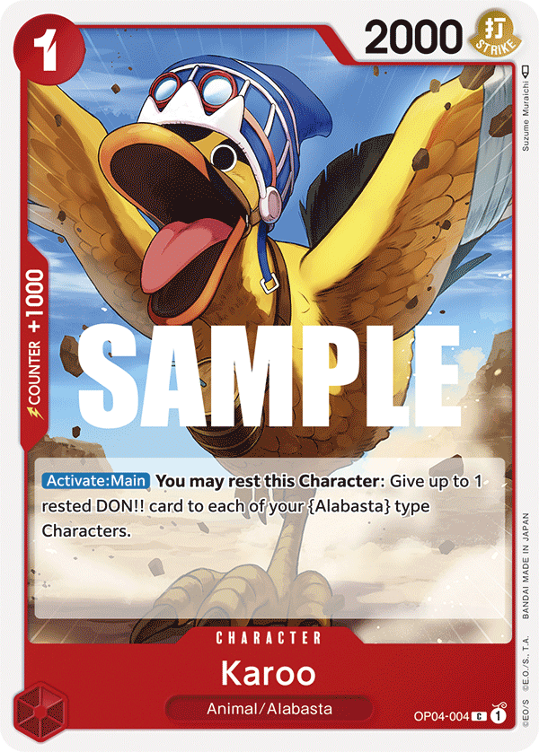 Karoo OP04-004 One Piece card